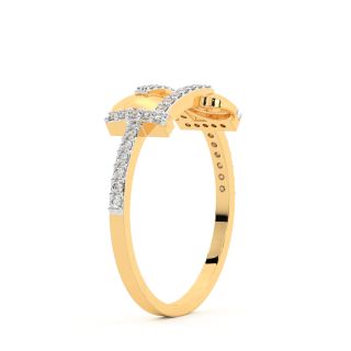 Glen Round Diamond Dainty Ring