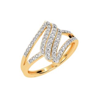Amara Gleaming Lines Diamond Ring