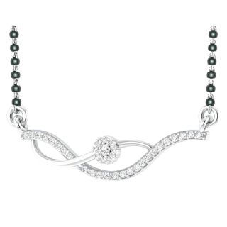 Miranda Round Diamond Mangalsutra