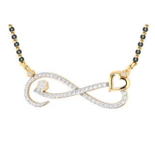 Infinity Design Diamond Mangalsutra