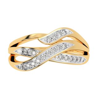 Dalary waves Design Diamond RIng For Her