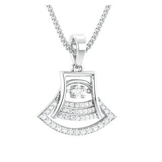 Tia Dancing Diamond Pendant