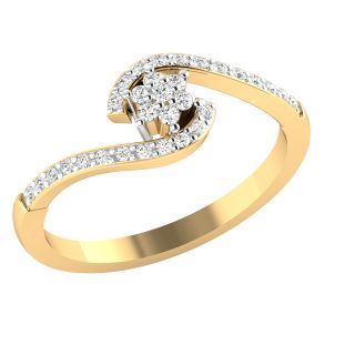 Reina Round Diamond Engagement Ring