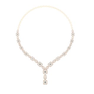 Ishin Round Diamond Necklace