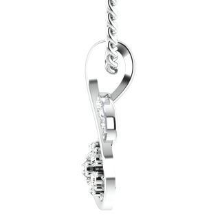 Ariana Round Diamond Office Wear Pendant