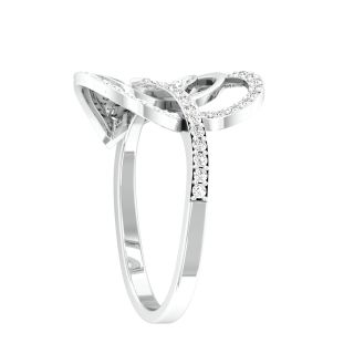 Braid Round Diamond Engagement Ring