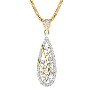 Valter Round Diamond Office Wear Pendant