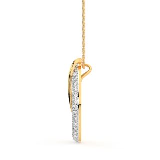 Into the Layers Diamond Pendant