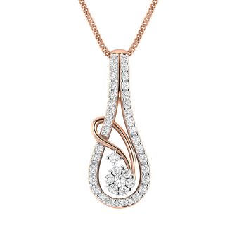 Baran Round Diamond Pendant