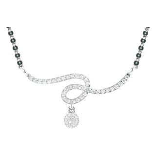 Salena Round Diamond Wedding Mangalsutra