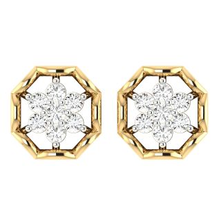 Savannah Round Dimond Stud Earring