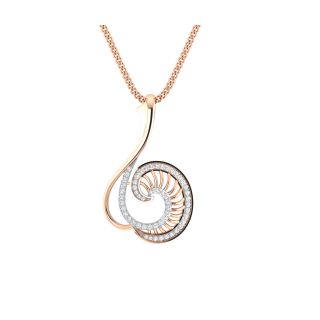 Agaja Round Diamond Pendant