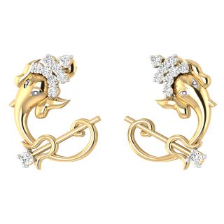 The Ganesha Diamond Stud Earrings