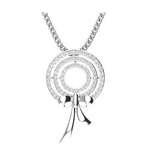 Marie Round Diamond Office Wear Pendant