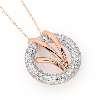 Into the Layers Diamond Pendant