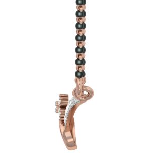 Amirah Round Diamond Mangalsutra