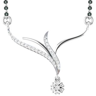 Denver Round Diamond Mangalsutra