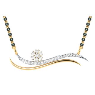 Estaa Diamond Mangalsutra For Her