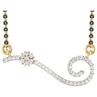 Asma Round Diamond Mangalsutra