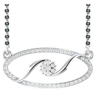 Kashvi Round Diamond Wedding Mangalsutra