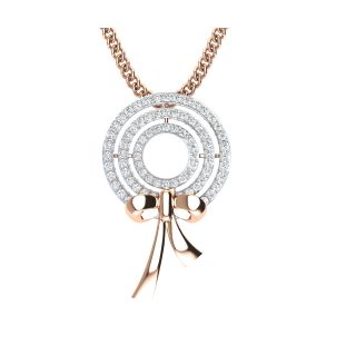 Marie Round Diamond Office Wear Pendant