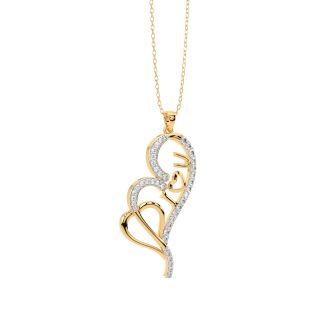 I Love You Pendant In Heart Shaped