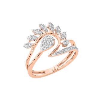 Bloom in Retro Diamond Ring