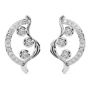 Winter Staples Gold Diamond Earrings