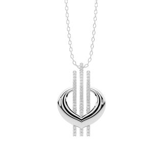 Linear Equation Diamond Pendant