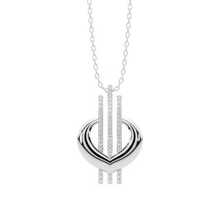 Linear Equation Diamond Pendant