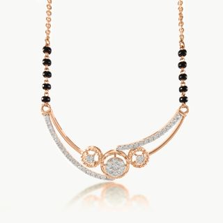 Keshini's Diamond Mangalsutra with Chain