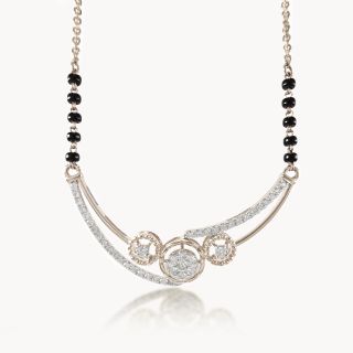 Keshini's Diamond Mangalsutra with Chain