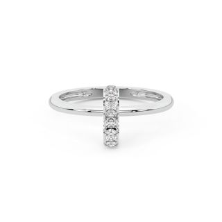 Delicate Heart Shaped Diamond Ring