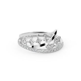 The Leaf Petal Diamond Ring