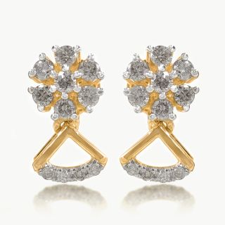 Blossom Charm Diamond Studs