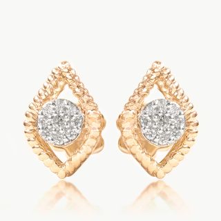 Donna's Delicate Diamond Studs
