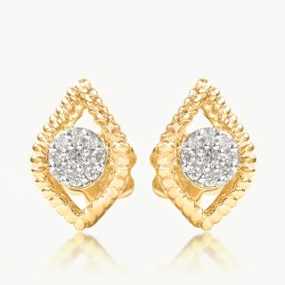 Donna's Delicate Diamond Studs