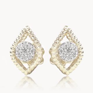 Donna's Delicate Diamond Studs
