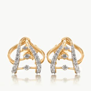 Heaven's Stair Diamond Studs