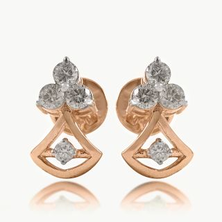 Trillia Bloom Diamond Studs