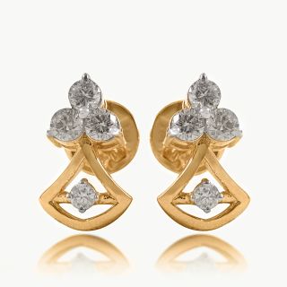 Trillia Bloom Diamond Studs