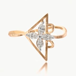 Marquise Bloom Diamond Ring