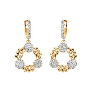 Miron Round Diamond Earrings