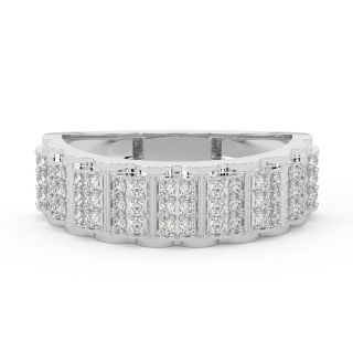 Meara Round Diamond Ring For Men