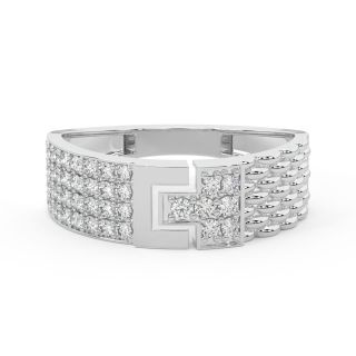 Felix Round Diamond Ring For Men