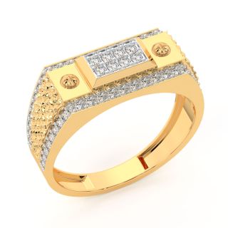 LilI Round Diamond Ring For Men