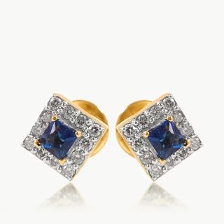 Ocean's Frame Diamond Earrings
