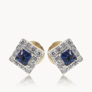 Ocean's Frame Diamond Earrings