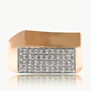 Rechead Diamond studded Ring