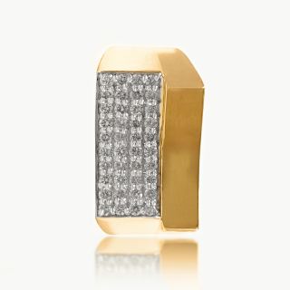 Rechead Diamond studded Ring